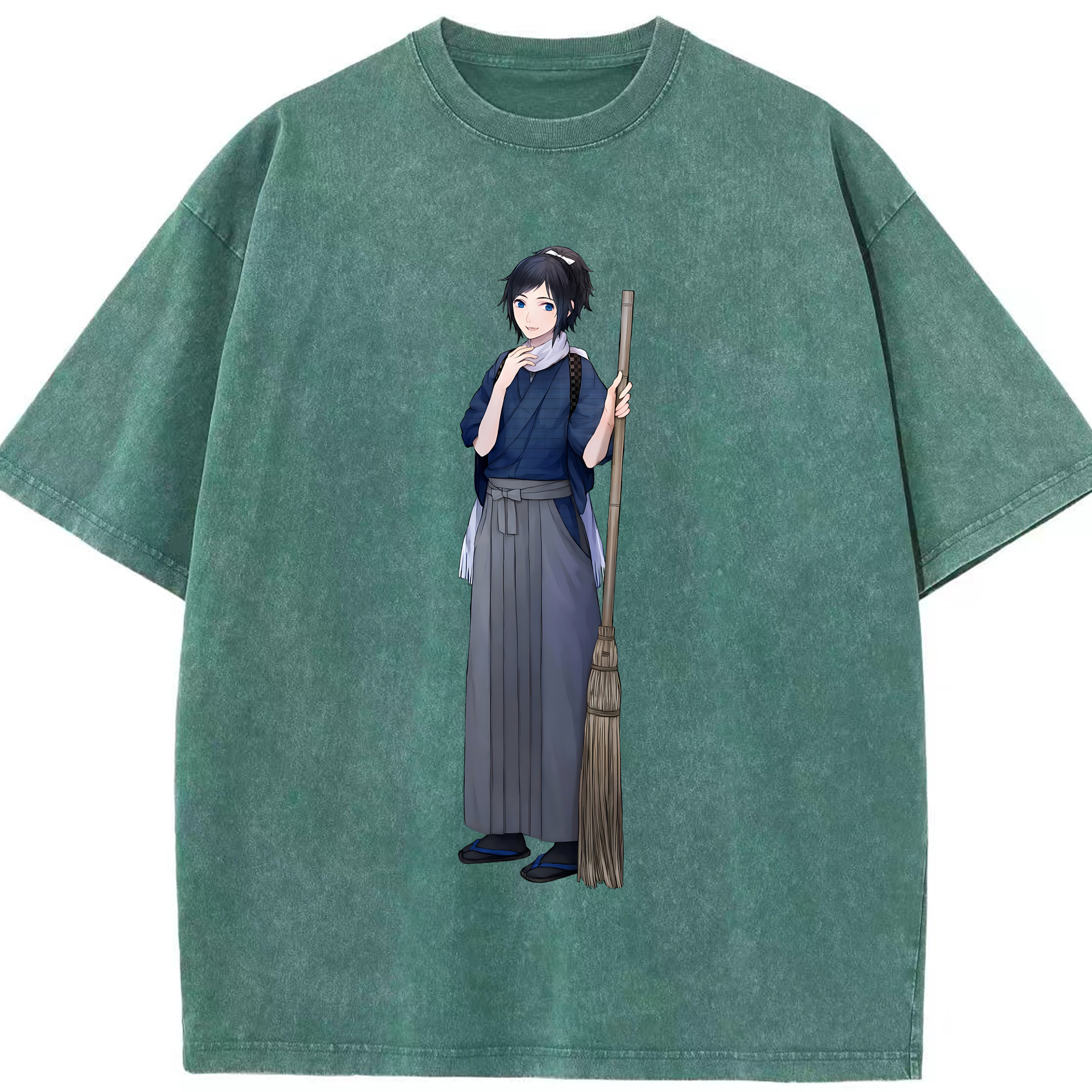 （画像用） 刀剣乱舞 Touken Ranbu 綿100% ヴィンテージ風 半袖Tシャツ（フロントプリント）